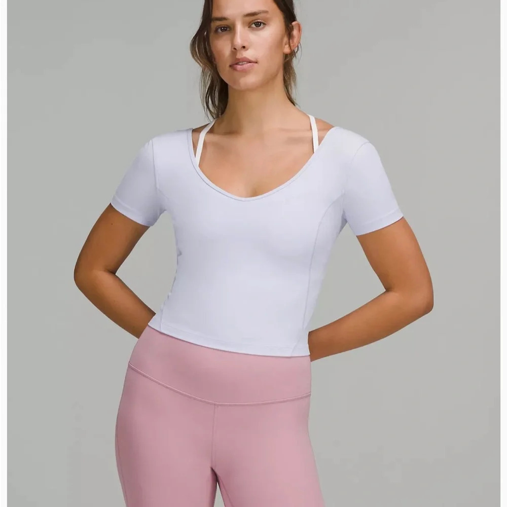 Lululemon Align™ T-Shirt In Pastel Blue Size 4 Tee Shirt $78